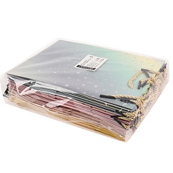 пакет подарочный 18*23*10см  "звездочки"