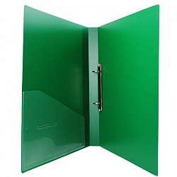 папка с 2-мя кольцами (25мм) "darvish" зеленая толщина 0,7мм