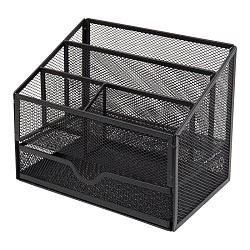 органайзер настольный металлический 5 отделений черный