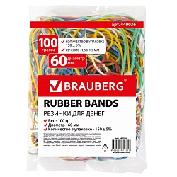 резинки для банкнот 100г цветные