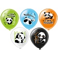 Шар воздушный 12" с рисунком  "СДР! Панды"  25шт/уп