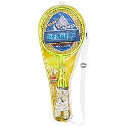 бадминтон в наборе (воланчики+ракетки) в чехле