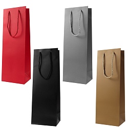 пакет подарочный 12*35*9 см бутылочный ассорти