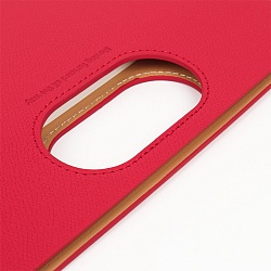 ежедневник 21*21,5см недатиров. 100л  обложка кожзам красная