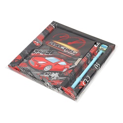 Блокнот 13,5*18 см 50л с замком "Racing Sport" с ручкой