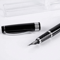 ручка перьевая подарочная в футляре "darvish" корпус металлический