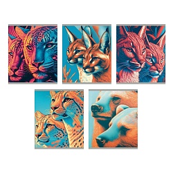 тетрадь  96л лин. "дикая природа" обл. мел. картон глянцевое ламинирование