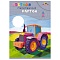 картон цветной гофрированный  а4 5л. 5цв. "яркий трактор"