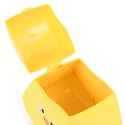 ёмкость для мусора настольная желтая