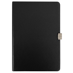 ежедневник а5 недатиров.  80л обложка кож.зам. на металлической застёжке