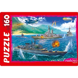 пазлы  160 элементов морской бой №2
