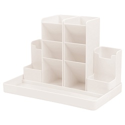 органайзер-трансформер настольный пластиковый 5 предметов белый