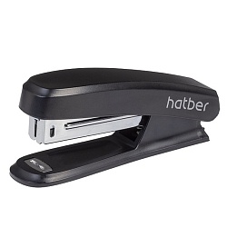 степлер  №10 hatber пластиковый до 12л чёрный