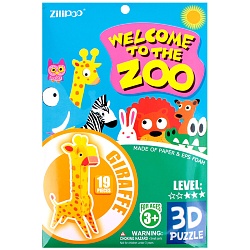 пазл 3d "zoo" giraffe.игрушка
