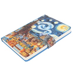 Блокнот 12,5*17,5 см 96л на магнитной застёжке "Звёздная ночь"