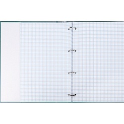 тетрадь на кольцах а4 120л  "цвет и надпись-1"