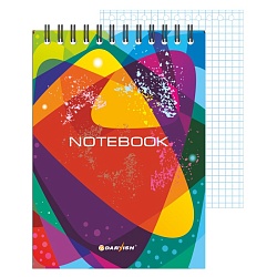 Блокнот 10*14см  60л  "Офис" на гребне