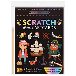 гравюра-раскраска пираты/принц с принцессой