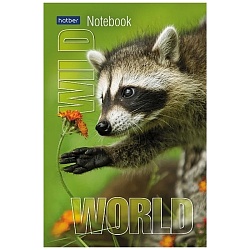 Блокнот А6  40л. "Дикий мир" на склейке