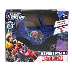 машина-перевертыш трансформеры на бат., кор.11*9*9см