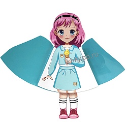 книжка-кукла. ариша на прогулке. 8л