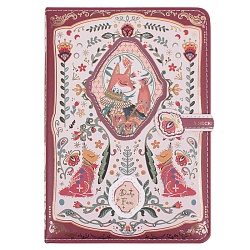 Блокнот 11,6*16,5см 112л обложка кожзам с тиснением "золото"