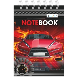 Блокнот  7*10см  60л  "Машины" на гребне