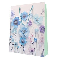 пакет подарочный 26*32*10см  "цветы"