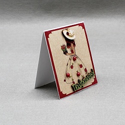 мини-открытка ручной работы "поздравляю"