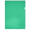 папка-уголок а4 100мкм зелёная  стамм