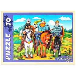 пазлы   70 элементов сказочные картинки