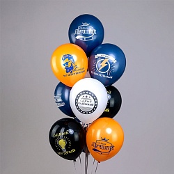 шар воздушный 12" с рисунком  "мужские фразы!"  25шт/уп