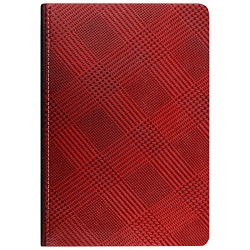 книжка записная 13,5*19см  "darvish" обложка кожзам с узором и цветным срезом