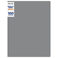 Папка 100 файлов 700мкм серая
