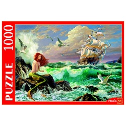 пазлы 1000 элементов русалка и корабль