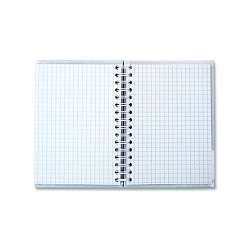 книжка записная  а6 100л. кл. "бабочка" 7бц, на гребне