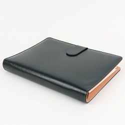 ежедневник а5 недатиров. 100л обложка кож.зам. на кольцах с магнитной застёжкой