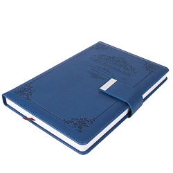 ежедневник а5 недатиров. 140л  обложка кожзам на кнопке