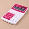 калькулятор настольный 12 разр.  "darvish" 80*134*21мм  бело/красный