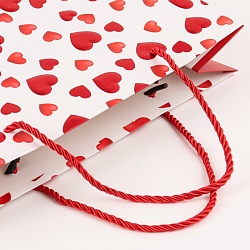 пакет подарочный 26*32*10см  "сердечки"