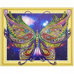 алмазная  живопись"darvish" 40*50см  бабочка