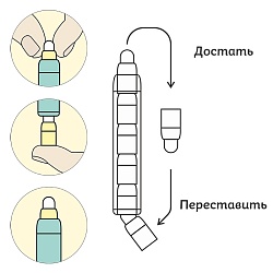 ластик-карандаш сегментный