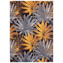 книга для записей а5 100л тропические мотивы  обложка матовая ламинация тиснение фольгой "золото"