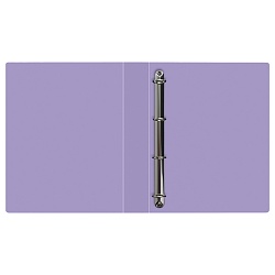 папка с 4-мя кольцами 40мм 500мкм пастель фиолетовая