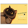 Альбом для рисования 20л. склейка "Замурчательный кот"