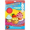 картон цветной с глянцевым узором  а4 4л. 4цв. "кексики"
