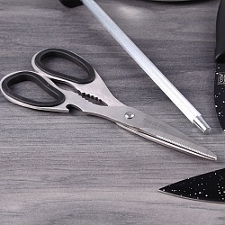 ножи в наборе 5шт. с ножницами, точилом и подставкой