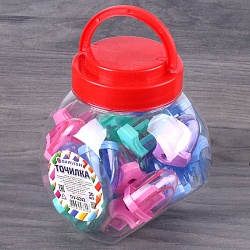 точилка пласт. "darvish" ассорти с контейнером