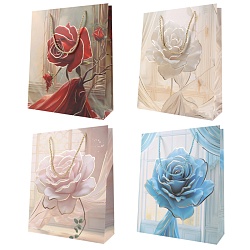 пакет подарочный 26*32*10см  "роза"