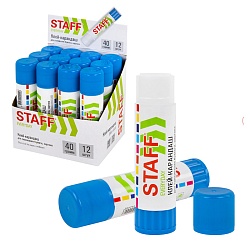 клей-карандаш 40гр staff pva-основа